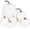White-1, variant on YOYTOO 12 Pcs Mini Artificial Pumpkins, Fall Fake Pumpkin Decor Set for Home Kitchen Farmhouse Halloween Thanksgiving Fall Party Decorations