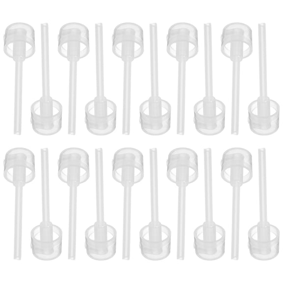 Hemoton 20pcs Perfume Refill Pump Mini Plastic Cosmetic Dispenser Pump Liquid Transfer Tool for Small Travel Refillable Perfume Atomizer Spray Bottles