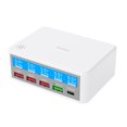 thumbnail image 1 of Amdohai Multiple USB Charger 65W 5-Port USB Charging Stations with LCD Display PD 20W + QC3.0 Fast Charger Multi-Port USB Hub Charger for Smart Phones Tablet Earphone and More, 1 of 8