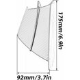 thumbnail image 2 of Carenado aerodinámico de motocicleta Alerón lateral de ala de motocicleta Alerón para Ya-ma-ha YZF R1 R25 Ninja H2 H2R B-M-W S1000RR Hon-da H2 ABS (Color: Fibra de carbono mate), 2 of 3