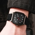 thumbnail image 6 of NFTIGB Men's Vintage PU Leather Strap Quartz Watch Casual Slim Analog Wristwatch (1.5 in / 3.8 cm Dial), Black, 6 of 9