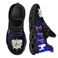 thumbnail image 1 of Zapatos de mujer, zapatos de malla con cordones, Sigma Gamma Rho Poddles, zapatos para correr transpirables, zapatos planos de tenis resistentes al desgaste, populares, 1 of 6