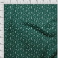 thumbnail image 4 of oneOone Silk Tabby Dark Teal Green Fabric Florals Dress Material Fabric Print Fabric By The Yard 42 Inch Wide, 4 of 6
