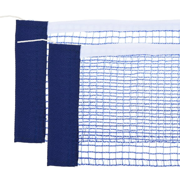 Uxcell Table Tennis Net Replacement Ping Pong Net String Tension Equipment Accessories PE Thicken, Blue 2 Pack