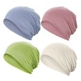 thumbnail image 1 of Gorros para dormir suaves JarSehera de algodón, holgados, 4 unidades, 1 of 7