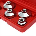 thumbnail image 2 of Juego de 5 Llaves de Vaso Universales para Tapas de Filtros de Aceite de 24 mm, 27 mm, 32 mm, 36 mm y 38 mm con Estuche de Almacenamiento y Herramienta de Extracción., 2 of 6