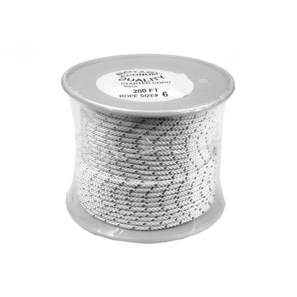 200' 4.5mm Smooth Braid Nylon Starter Rope Recoil Pull Cord String