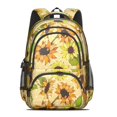 thumbnail image 2 of Sunflower Backpack for School,Cute School Bag,Schoolbag with Adjustable Shoulder Straps & Padded Back,16.9 Inch, 2 of 5
