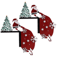 thumbnail image 1 of Christmas Door Toppers Decor, Top Door Frame Corner Sign Decorations, Home Frame Decor Ornament for Home Decor D, 1 of 9