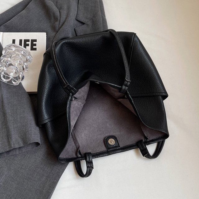 Bolso Hombro PU para Mujer Bolsos Vintage Cierre Cerrojo Hobo Elegante ()