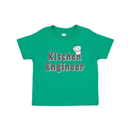 

Inktastic Kitchen Engineer Gray Gift Toddler Boy or Toddler Girl T-Shirt