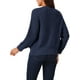 thumbnail image 3 of Cardigan de suéter de mujer INSPIRE CHIC, abierto en la parte delantera, de manga larga, tejido, casual, con bolsillos, 3 of 5
