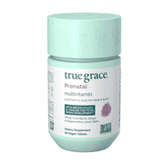 True Grace Prenatal Multivitamin - 60 Vegan Tablets