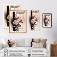 thumbnail image 4 of Designart Hyperrealistic Minimalism Abstract Roses II Canvas Wall Art, 4 of 5