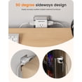 thumbnail image 4 of Adaptador de enchufe de pared LENCENT de 2 a 3 clavijas, 4 of 8