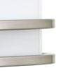 thumbnail image 2 of Progress Lighting, Contemporary Collection, 1-Light LED Wall Sconce, Brushed Nickel, White Acrylic Shade, 2 of 7