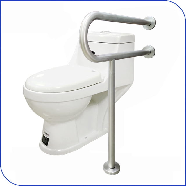 Barandillas para discapacitados Barras de agarre Soporte para riel de inodoro para baño para personas mayores Bariátricas discapacitadas Accesorios médicos de acero inoxidable Barandilla de