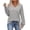 Grey, variant on Zeagoo Women's Fall Sweater Casual Long Sleeve Lightweight Ribbed Knit Pullover Sweaters Dressy Casual Tops