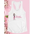 thumbnail image 3 of Mom W Baby Mother Racerback Tank Women -Image by Shutterstock, Female x-Small, 3 of 4