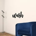 thumbnail image 4 of Black Metal Wash and Dry Wall Sign, 4 of 5