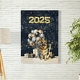 thumbnail image 2 of Happy New Year German Shepherd Welcome 2025 Balloon Firework Party Vertical Matte Canvas Poster Alsatian Dog Lover Gifts Wall Art Home Decor - 01014, 2 of 5