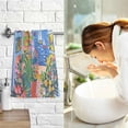 thumbnail image 7 of Yayeee 100% Cotton Hand Towels for Bathroom 16" x 28" Soft Absorbent Kitchen Towel, Pink Floral Window, 7 of 7
