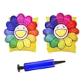 thumbnail image 1 of Brazaletes flotantes de anillo de natación de manga de agua inflable de PVC con inflador (girasol) Ehuebsd Para Estrenar, 1 of 1