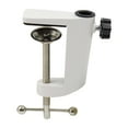 thumbnail image 4 of Bunblic Desktop Mounting Clamp Camera Mount Clamp Heavy Duty Sturdy Desktop Bracket Magnifying Glass Lamp Base for Studio Video Light White Aluminum, 4 of 8