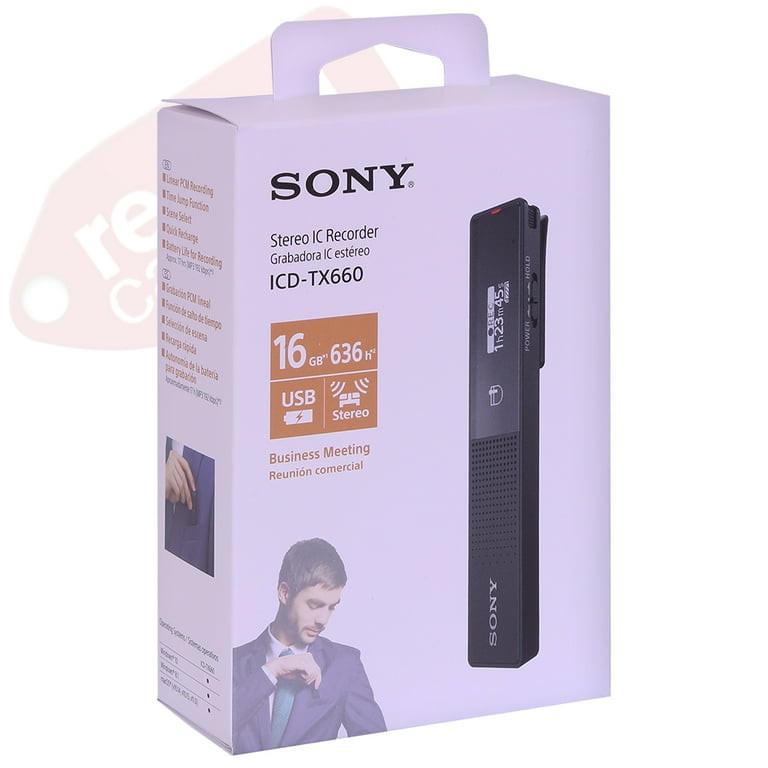 Sony ICD-TX660 16GB Digital Voice Recorder - Walmart.com