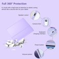 thumbnail image 6 of 7-Color Backlit Bluetooth Keyboard Folio with Pencil Holder for 11-inch iPad Air M2/M3/M4 (2024/2025/2026), iPad Air 4th & 5th Generation,Clove Purple, 6 of 8