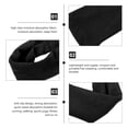 thumbnail image 6 of WHAMVOX Black Elastic Sports Headbands for Men and Women, Fitness Hairbands for Running, Gym, Yoga, and Outdoor Activities, 6 of 8