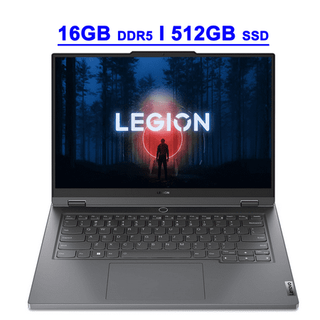 Lenovo Legion Slim 5 Premium Gaming Laptop 14.5" WQXGA+ OLED 120Hz (400nits 100% DCI-P3) AMD 8-Core Zen 4 Ryzen 7 7840HS 16GB DDR5 512GB SSD GeForce RTX 4060 Backlit Fingerprint Win11