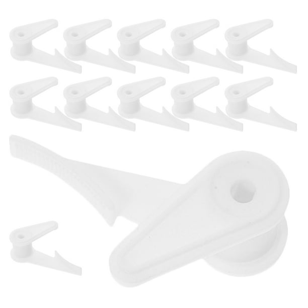 12 piezas de accesorios de lámpara de techo clips de lámpara de plástico clips de fijación de la lámpara de plástico