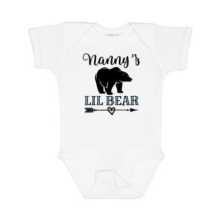 

Inktastic Nanny Little Bear Grandson Gift Baby Boy Bodysuit
