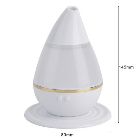 Drop Shape USB LED Humidifier Purifier Mist Maker Aromatherapy Diffuser 200ml