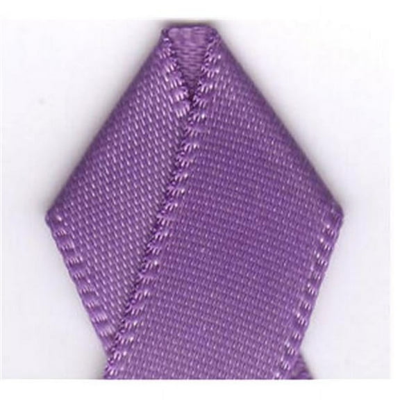 Papilion R074400230463100Y .88 in. Double-Face Satin Ribbon 100 Yards - Grape