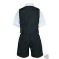 thumbnail image 6 of New Boy Infant &Toddler Formal Black Bow tie Vest Shorts Suit 0M-.24M, 2T 3T 4T, 6 of 6