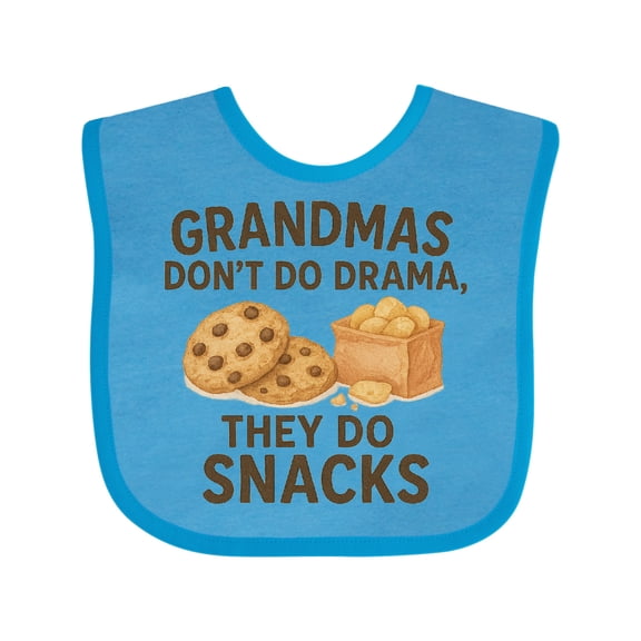 Inktastic Grandmas Funny Boys or Girls Baby Bib