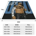 thumbnail image 5 of Jey USO Wrestler Throw Blanket Beautiful Air Conditioner Blanket Blankets for All Seasons Cozy Blankets for Hotel for Camping, 5 of 8