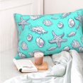 thumbnail image 6 of Vsdgher Seashell And Starfish Print Pillow Cases -Iconic Collection Pillowcases -Extra Soft, Not easy to deform,not pilling Export quality, 6 of 8