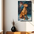 thumbnail image 4 of Rhodesian Ridgeback Dog Lying in The Snow Canvas Print Wall Art Famous Painting for Kids Nursery Bedroom Living Room Office Home, 4 of 6