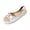 White, variant on Women's Polka Dot Platform Wedge Sandals with Bow & Buckle Open Toe Slip On Slingback Casual Summer Walking Shoes Black US 8