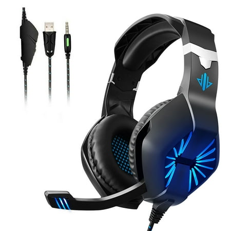 Electronic Sports Gaming Headset Mic Stereo Surround Headphone for PS4 Xbox One PC Computer