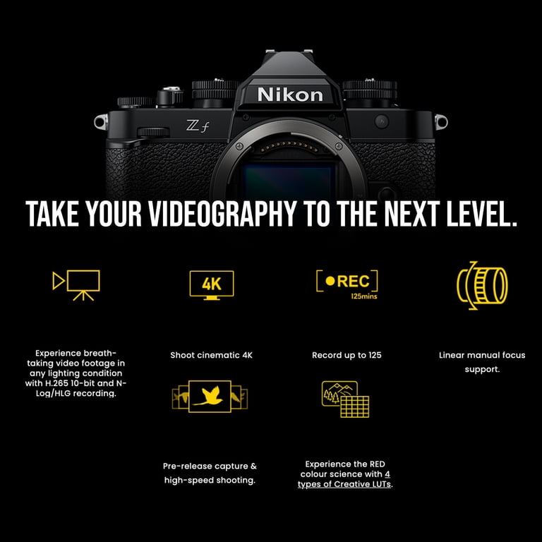 Nikon Z F Mirrorless Camera with EXPEED 7 Image Processor and 24