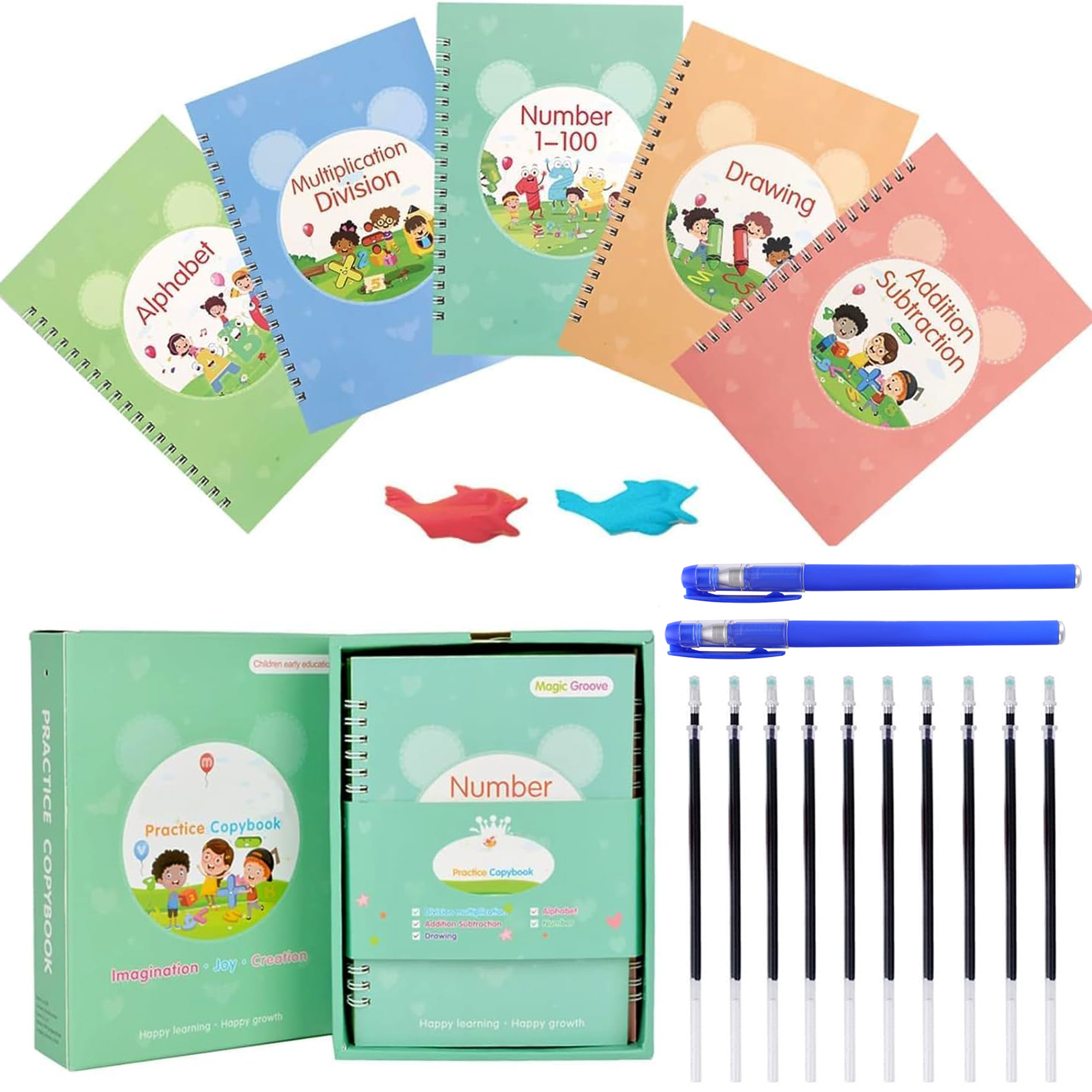 Rizulfey Magic Groove Practice Copybook Set - 5 Books photo 6