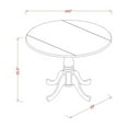 thumbnail image 4 of Maykoosh Natural Beauty 3-Piece Kitchen Table Set, 4 of 5