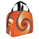 thumbnail image 2 of Disketp Orange Rotating for Insulated Lunch Bag for Women and Men, Perfect for Work, Hiking, Picnic, 2 of 8