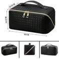 thumbnail image 4 of Bolsa de maquillaje de viaje de gran capacidad WEIHJMXG negra, 4 of 4