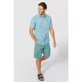 thumbnail image 2 of Mantaray - Camisa Tetris Tabla de Surf para Hombre (Azul), 2 of 4