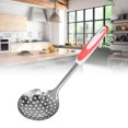 thumbnail image 1 of Colander Spoon, Thickened Stainless Steel Soup Spoon Hand Polished  for Hot Pot for Restaurant for Kitchen, 1 of 8